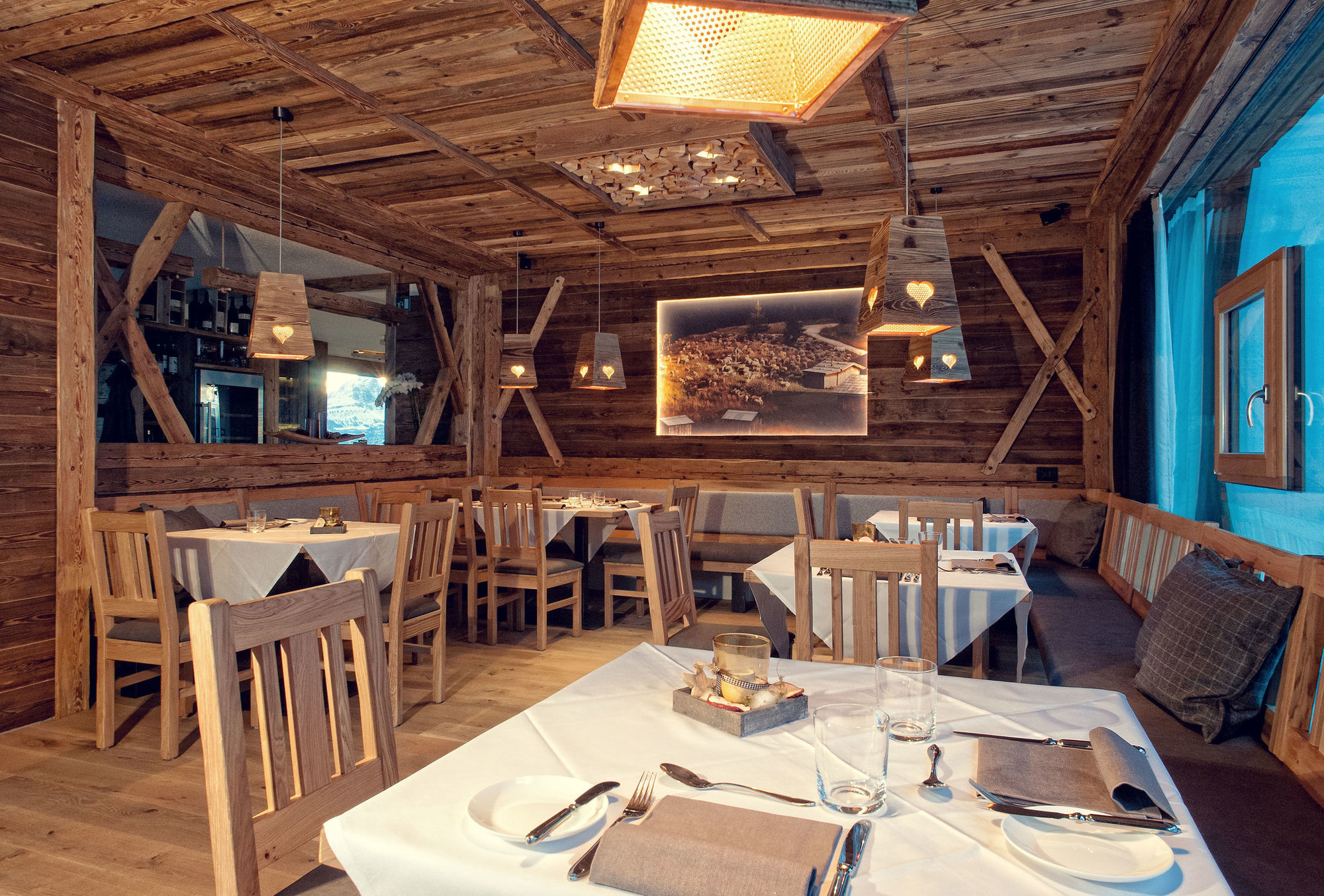 Alpine Hotel Gran Fodá St. Vigil Restaurant foto